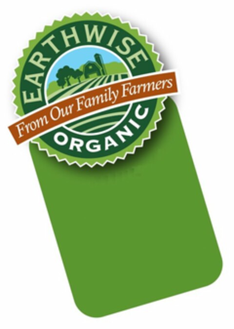 EARTHWISE ORGANIC FROM OUR FAMILY FARMERS Logo (USPTO, 04.02.2014)