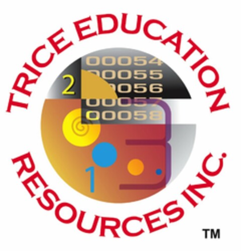 TRICE EDUCATION RESOURCES INC. 00054 00055 00056 00057 00058 1 2 3 Logo (USPTO, 26.05.2014)