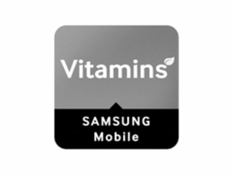 VITAMINS SAMSUNG MOBILE Logo (USPTO, 05/28/2014)