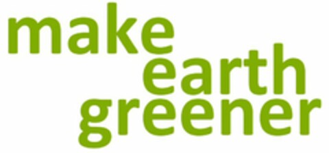 MAKE EARTH GREENER Logo (USPTO, 01/20/2015)