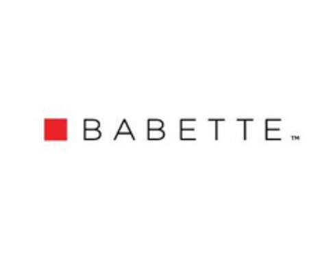 BABETTE Logo (USPTO, 08.05.2015)