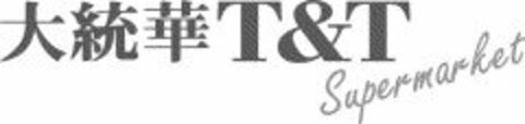 T&T SUPERMARKET Logo (USPTO, 26.02.2016)