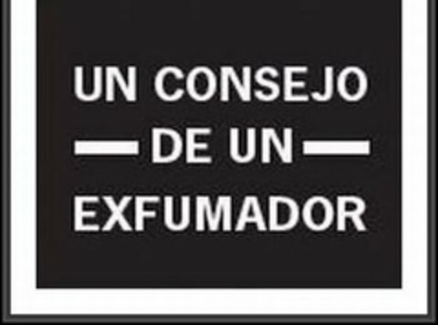 UN CONSEJO DE UN EXFUMADOR Logo (USPTO, 05/25/2016)