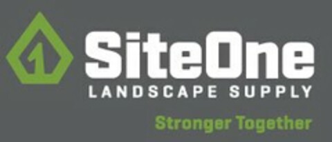 1 SITEONE LANDSCAPE SUPPLY STRONGER TOGETHER Logo (USPTO, 15.07.2016)