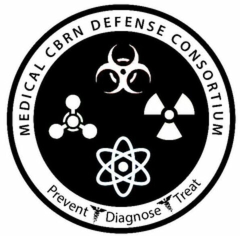 MEDICAL CBRN DEFENSE CONSORTIUM PREVENT DIAGNOSE TREAT Logo (USPTO, 08/19/2016)