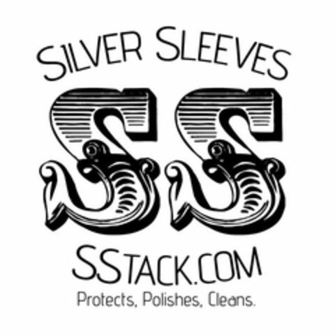 SILVER SLEEVES SS SSTACK.COM PROTECTS, POLISHES, CLEANS. Logo (USPTO, 17.01.2017)