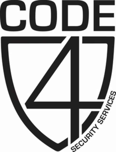 CODE 4 SECURITY SERVICES Logo (USPTO, 03/05/2018)