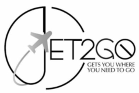 JET2GO GETS YOU WHERE YOU NEED TO GO Logo (USPTO, 02/22/2019)