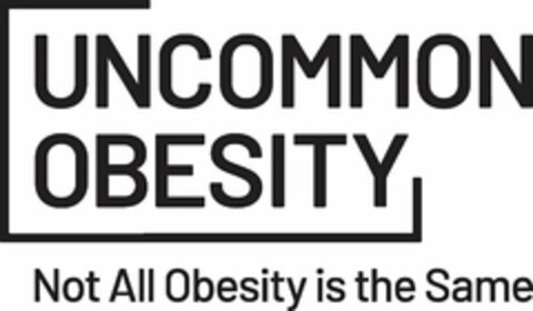 UNCOMMON OBESITY NOT ALL OBESITY IS THESAME Logo (USPTO, 03.04.2019)
