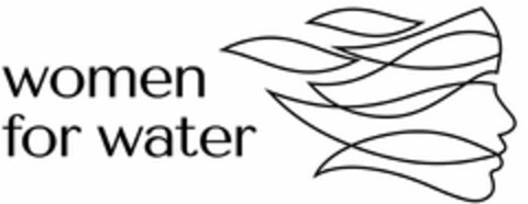 WOMEN FOR WATER Logo (USPTO, 05/14/2019)