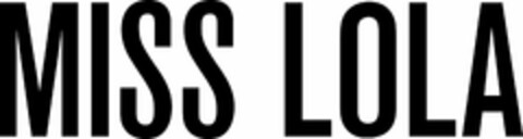 MISS LOLA Logo (USPTO, 30.07.2019)