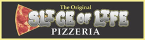 THE ORIGINAL SLICE OF LIFE PIZZERIA Logo (USPTO, 06/04/2020)