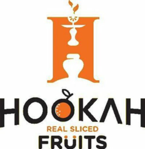 HOOKAH REAL SLICED FRUITS Logo (USPTO, 14.09.2020)