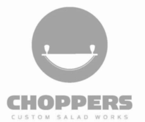 CHOPPERS CUSTOM SALAD WORKS Logo (USPTO, 03/31/2009)