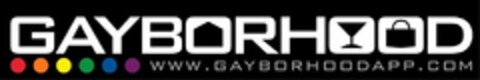 GAYBORHOOD WWW.GAYBORHOODAPP.COM Logo (USPTO, 26.04.2010)