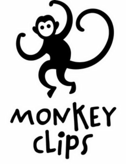 MONKEY CLIPS Logo (USPTO, 05.08.2010)