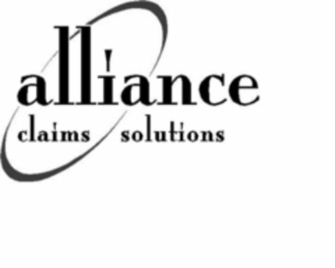 ALLIANCE CLAIMS SOLUTIONS Logo (USPTO, 07.01.2011)