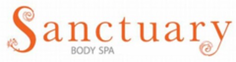 SANCTUARY BODY SPA Logo (USPTO, 15.09.2011)