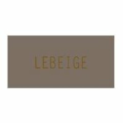 LEBEIGE Logo (USPTO, 12.06.2012)