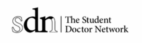 SDN DR THE STUDENT DOCTOR NETWORK Logo (USPTO, 13.07.2012)