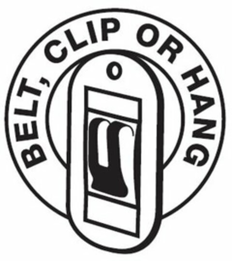 BELT, CLIP OR HANG Logo (USPTO, 09.08.2012)