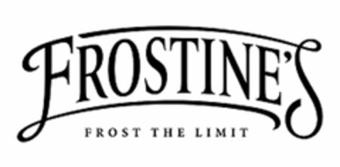 FROSTINE'S FROST THE LIMIT Logo (USPTO, 06/18/2013)