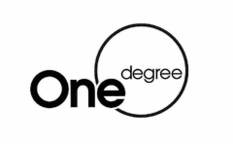 ONE DEGREE Logo (USPTO, 08/27/2013)