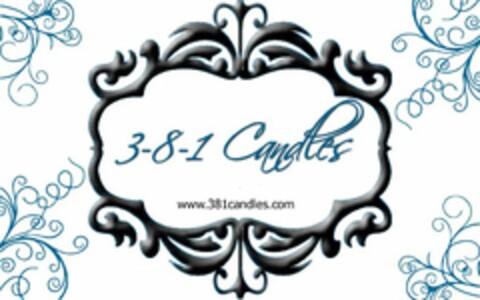 3-8-1 CANDLES WWW.381CANDLES.COM Logo (USPTO, 02/10/2014)