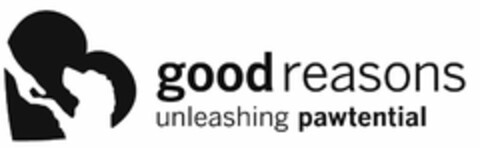 GOOD REASONS UNLEASHING PAWTENTIAL Logo (USPTO, 13.08.2014)