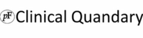 PF CLINICAL QUANDARY Logo (USPTO, 10.02.2015)