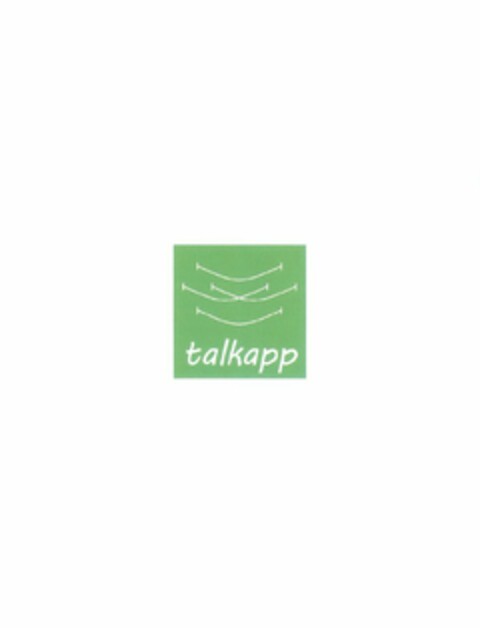 TALKAPP Logo (USPTO, 19.03.2015)