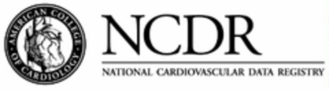 · AMERICAN COLLEGE · OF CARDIOLOGY NCDRNATIONAL CARDIOVASCULAR DATA REGISTRY Logo (USPTO, 15.05.2015)