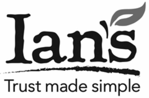 IAN'S TRUST MADE SIMPLE Logo (USPTO, 11/10/2015)