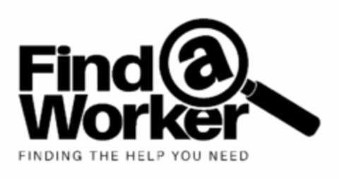 FIND A WORKER FINDING THE HELP YOU NEED Logo (USPTO, 16.11.2015)