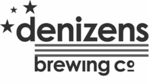 DENIZENS BREWING CO Logo (USPTO, 01/13/2016)