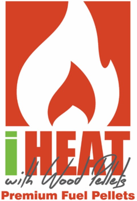 IHEAT WITH WOOD PELLETS PREMIUM FUEL PELLETS Logo (USPTO, 29.02.2016)