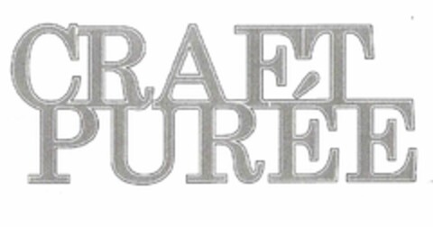 CRAFT PURÉE Logo (USPTO, 11/16/2016)