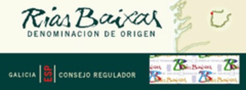 RIAS BAIXAS DENOMINACION DE ORIGEN GALICIA ESP CONSEJO REGULADOR Logo (USPTO, 18.05.2017)