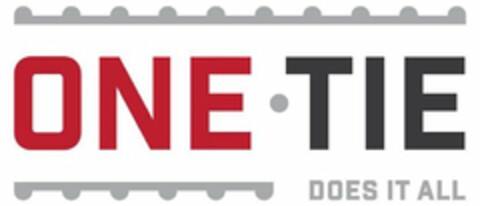 ONE · TIE DOES IT ALL Logo (USPTO, 21.07.2017)