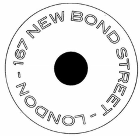 167 NEW BOND STREET - LONDON Logo (USPTO, 09/27/2017)