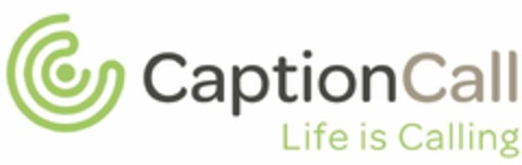 CAPTIONCALL LIFE IS CALLING Logo (USPTO, 17.10.2017)
