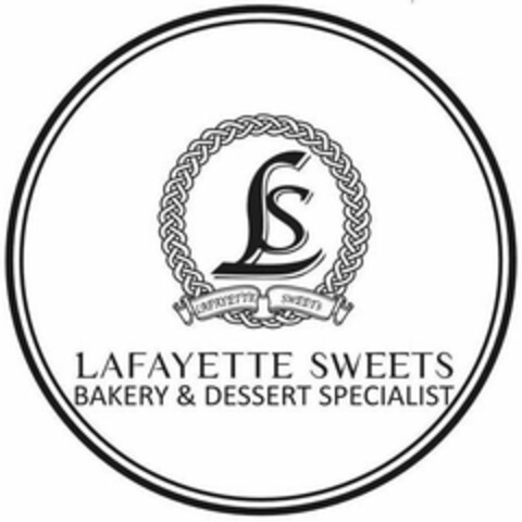 LS LAFAYETTE SWEETS LAFAYETTE SWEETS BAKERY & DESSERT SPECIALIST Logo (USPTO, 10/20/2017)