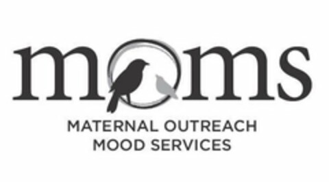 MOMS MATERNAL OUTREACH MOOD SERVICES Logo (USPTO, 02/13/2018)