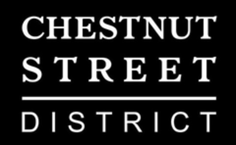 CHESTNUT STREET DISTRICT Logo (USPTO, 08.05.2018)