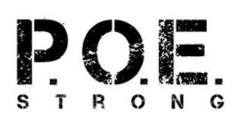 P.O.E. STRONG Logo (USPTO, 01/04/2019)