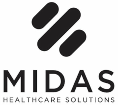 MIDAS HEALTHCARE SOLUTIONS Logo (USPTO, 05/29/2019)