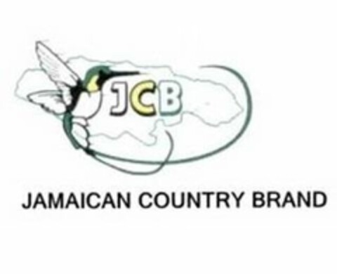 JCB JAMAICAN COUNTRY BRAND Logo (USPTO, 06.06.2019)