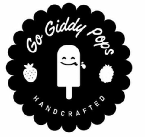 GO GIDDY POPS HANDCRAFTED Logo (USPTO, 21.06.2019)