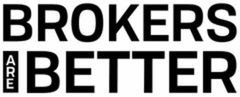 BROKERS ARE BETTER Logo (USPTO, 29.08.2019)