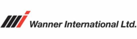 WI WANNER INTERNATIONAL LTD. Logo (USPTO, 12/10/2019)